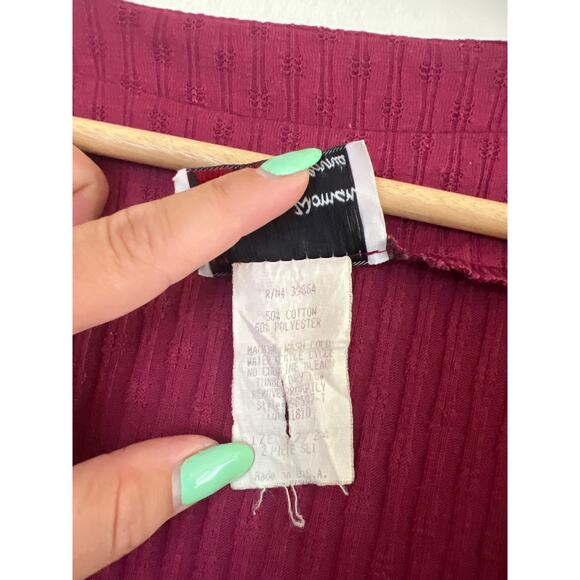 VINTAGE | 80’s LA Woman Rib-Knit Cardigan - Picture 6 of 16